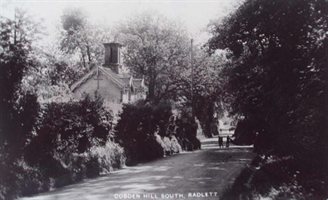a historic view of part of the Radlett South Conservation Area