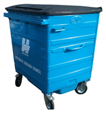 A 1100 litre bin