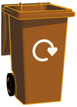 brown bin