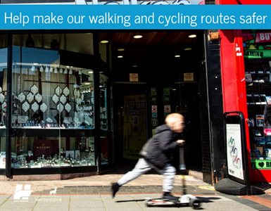 Have your say on improving walking and cycling in Hertsmere