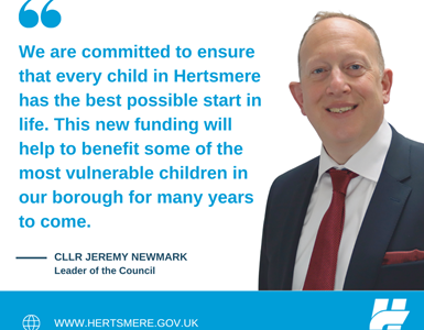 We have approved funding of almost £770,000 towards the expansion of a school in Hertfordshire offering Special Educational Needs and Disabilities places.