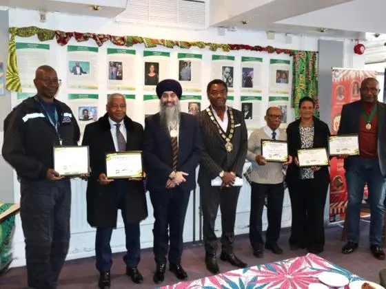 The Mayor of Hertsmere with guests